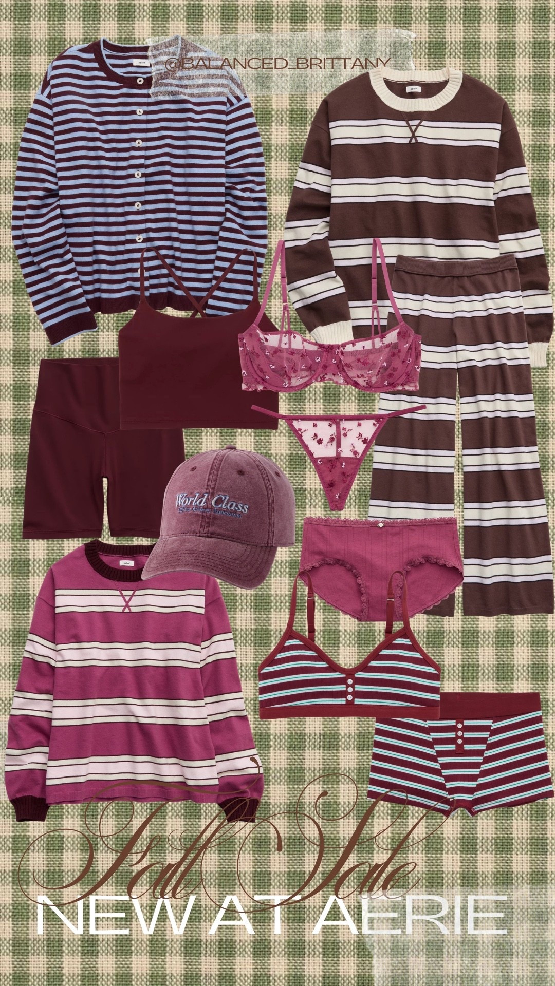@Aerie Labor Day sale! Up to 40% off on cute sets, bras, undies and my fav lounge! 

Striped set fall wardrobe refresh travel essentials bras American eagle

#LTKgrwm #LTKootd #LTKselfcare