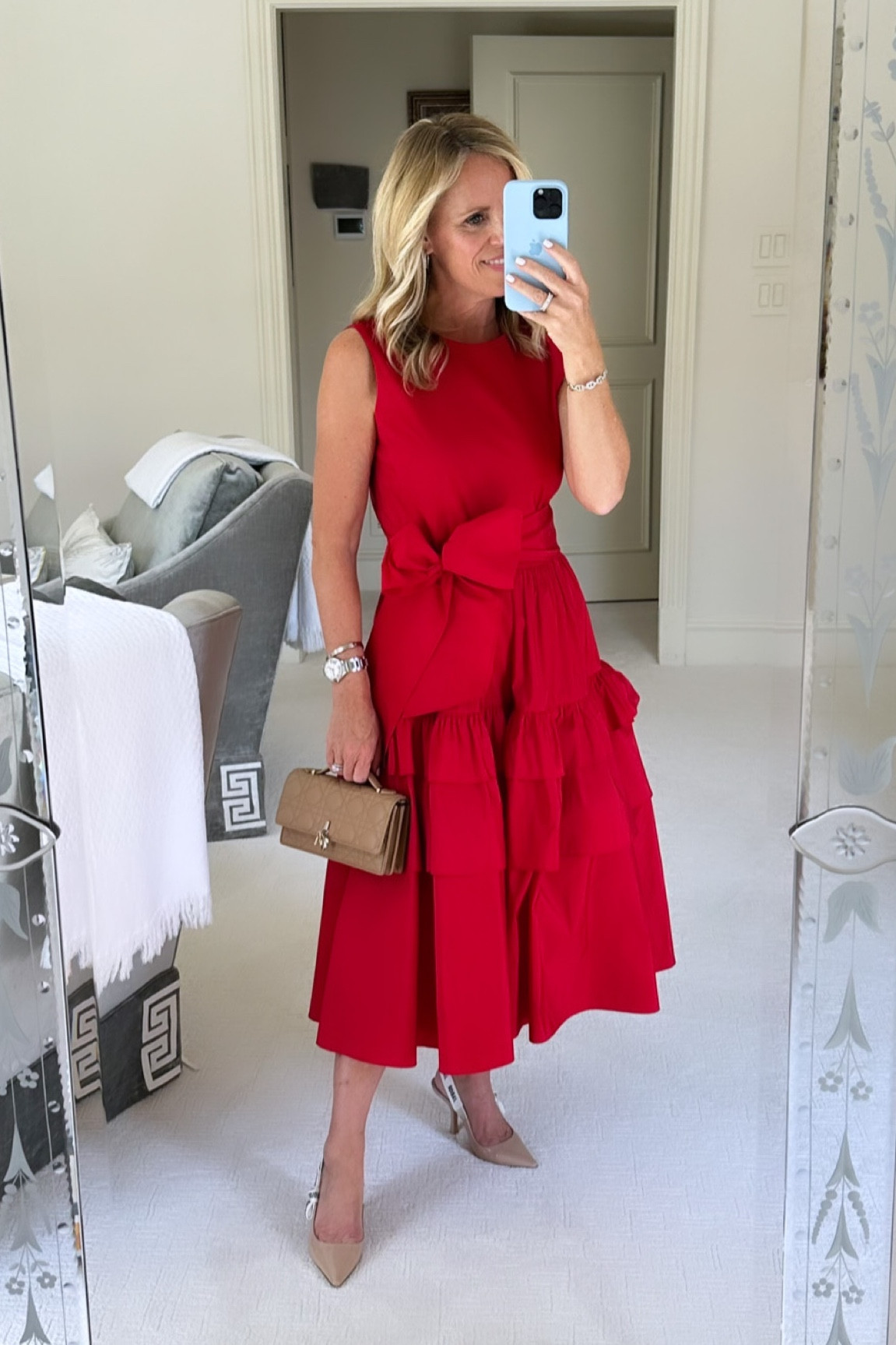 Everyone needs a great red dress! I have linked some of my favorites here as red as a big fall trend!♥️
J’Dior Dior nude sling back shoes 
Dior handbag 


#LTKstyletip #LTKover40