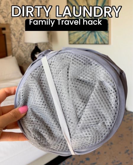 Our family travel hack for road trips! We pack this collapsible, mesh, laundry hamper to hold our dirty clothes for the week and then it’s ready for the washing machine when we get home! Only $6!!

#LTKfindsunder50 #LTKtravel #LTKfamily