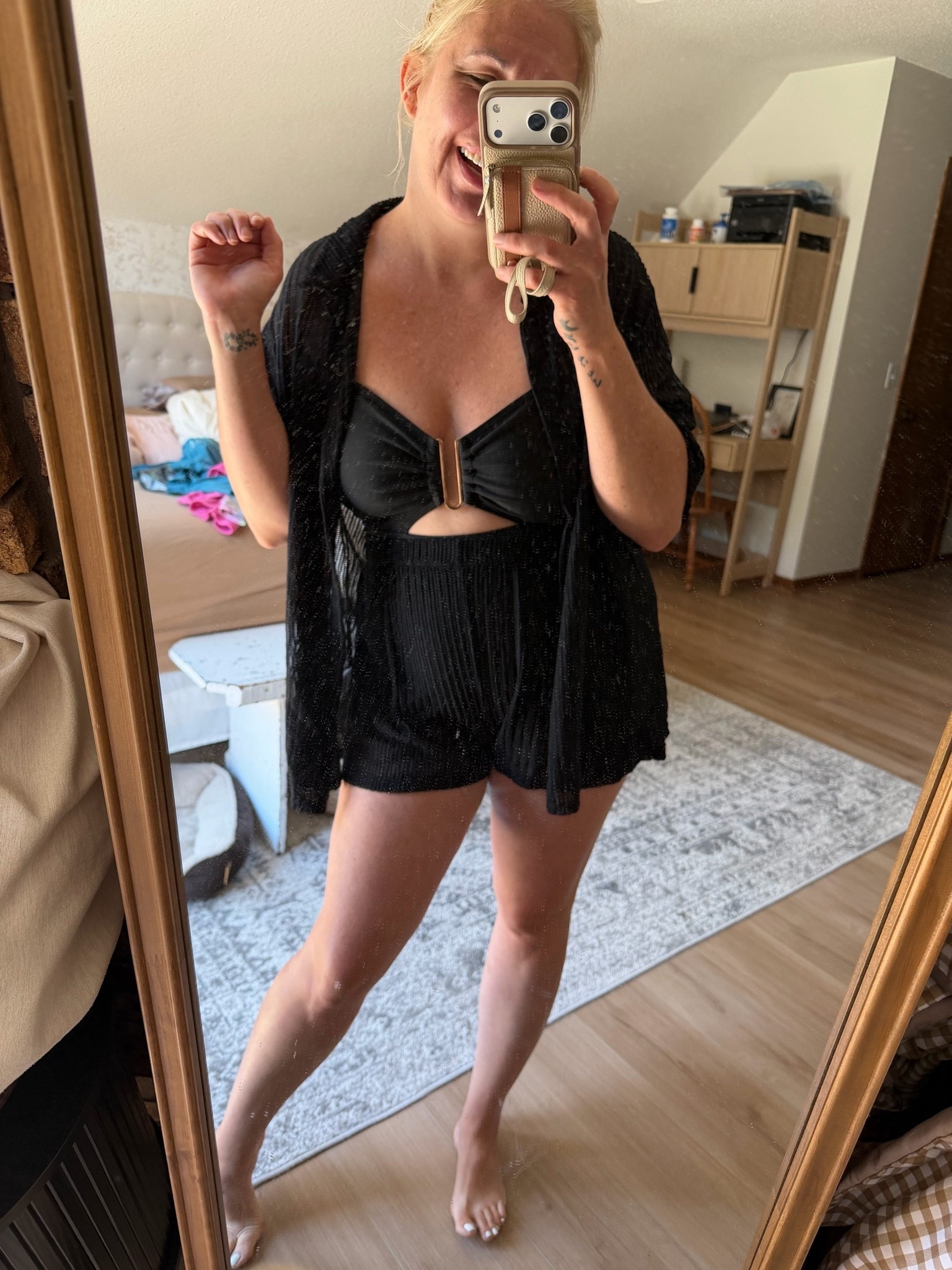 Swimsuit and cover up

#LTKmomlife #LTKMidsize #LTKSwim