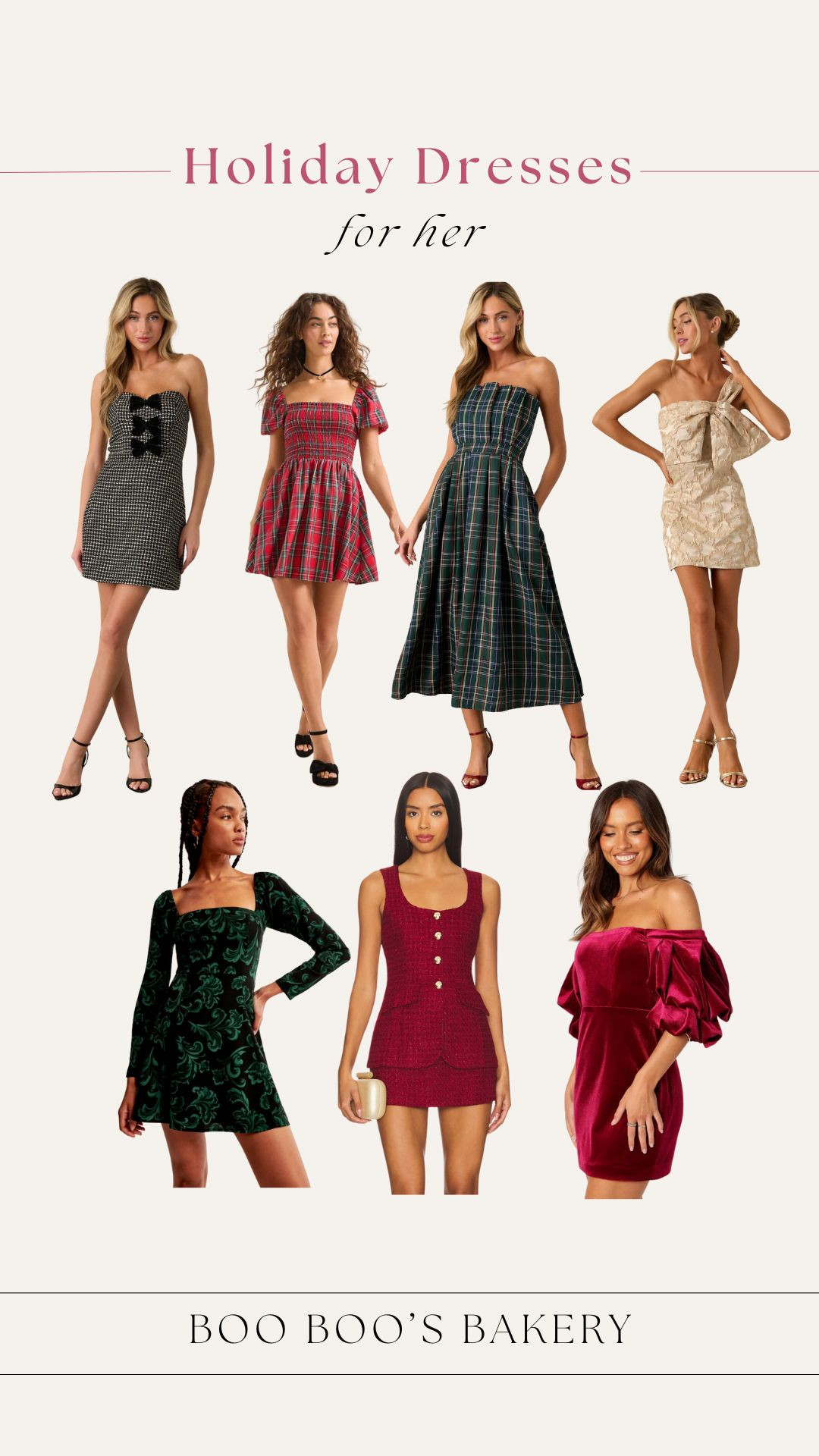 Christmas dresses for her! Cute, festive, holiday dresses for any Christmas party.  

 #LTKHoliday #LTKSeasonal #LTKParties