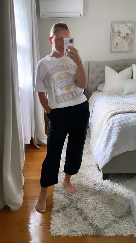 Today’s outfit! Love these linen pants for summer. So comfortable and bump friendly. Sized up to a medium for the bump. 

#LTKSaleAlert #LTKStyleTip #LTKBump