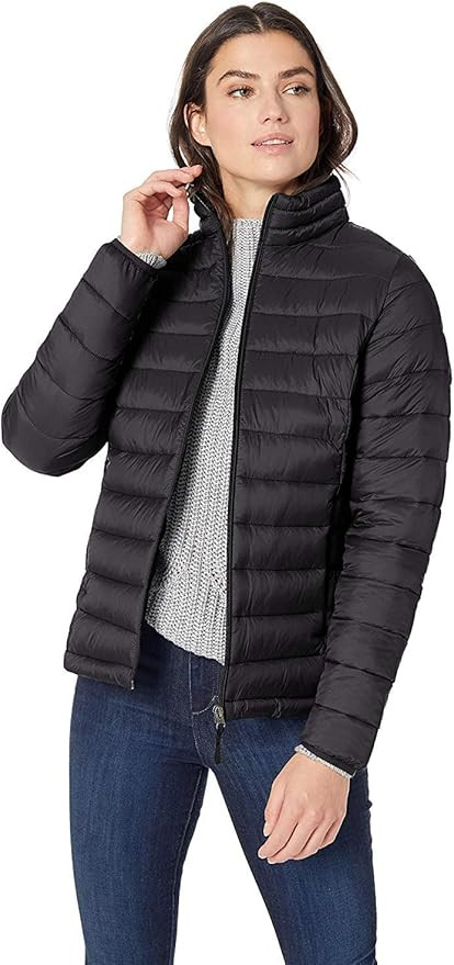Amazon Essentials Women's Lightweight Long-Sleeve Full-Zip Water-Resistant Packable Puffer Jacket | Amazon (US)