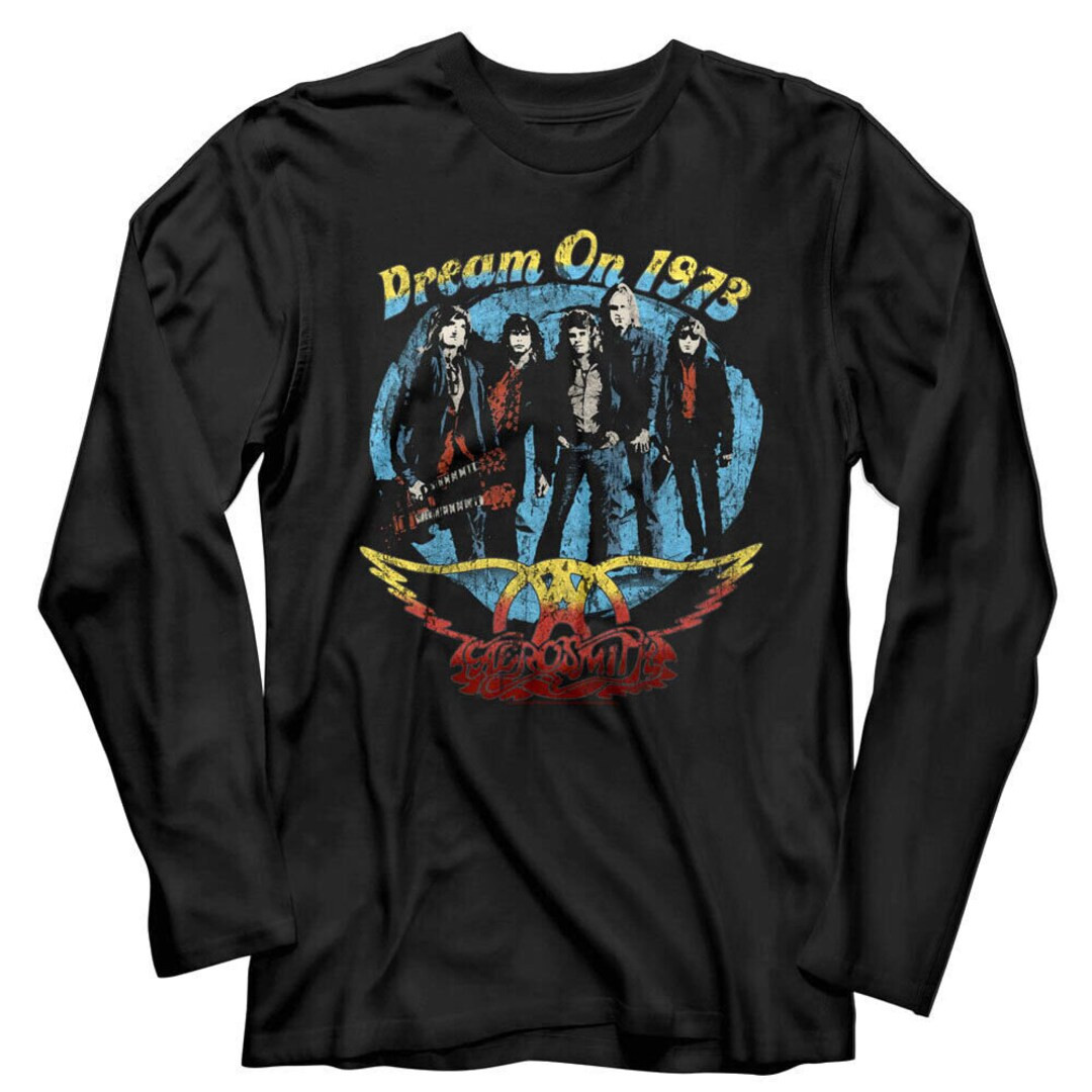 AEROSMITH Dream on Tour 1973 Long Sleeve T-shirt Adult Tees - Etsy | Etsy (US)