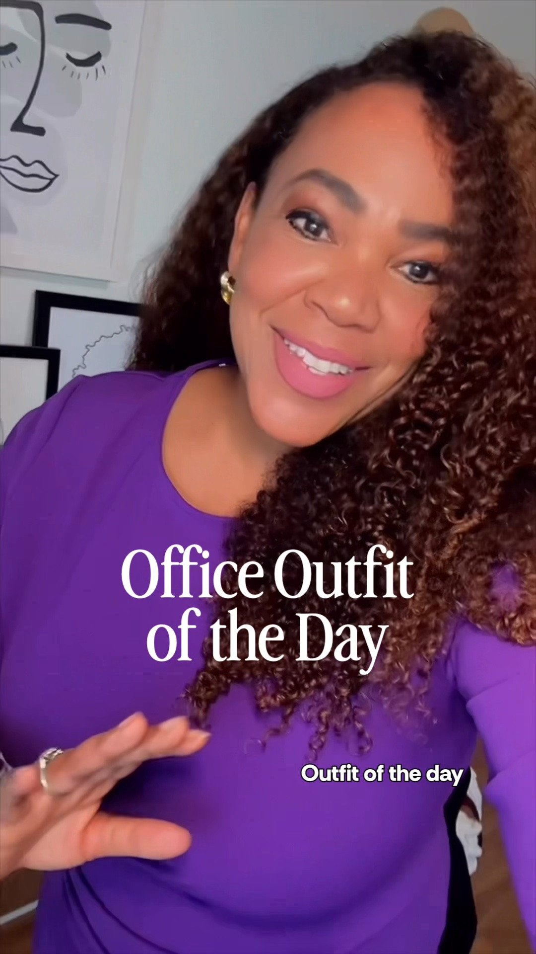 Pretty purple 💜 dress size xl.

#LTKMidsize #LTKOver40 #LTKWorkwear