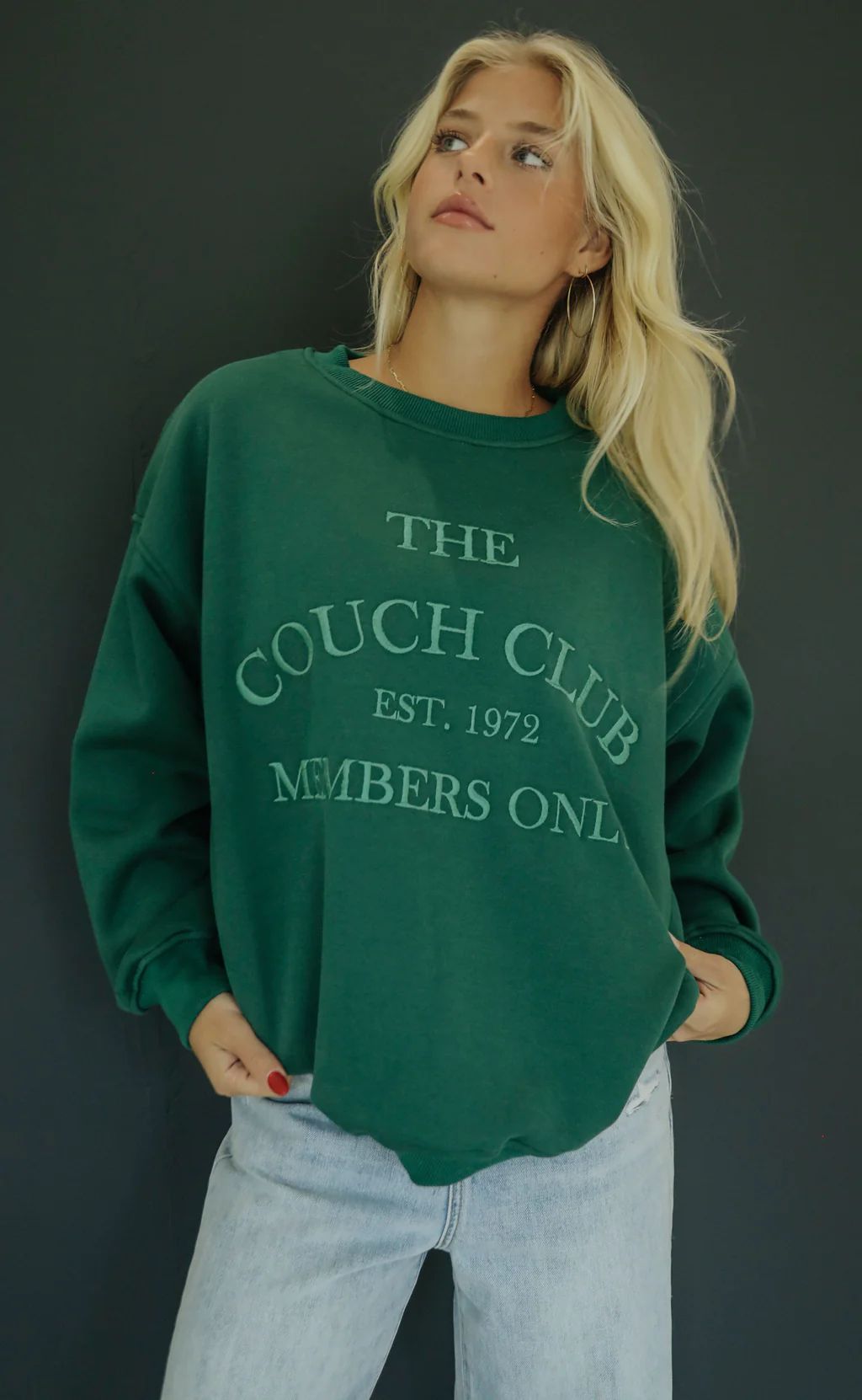 couch club sweatshirt | RIFFRAFF
