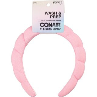 Conair Wash & Prep Spa Bubble Headband, Pink | CVS Health