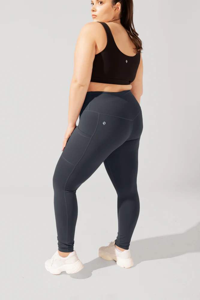 Supersculpt™ Legging with Pockets (Soft Touch) - Smoky Grey | POPFLEX