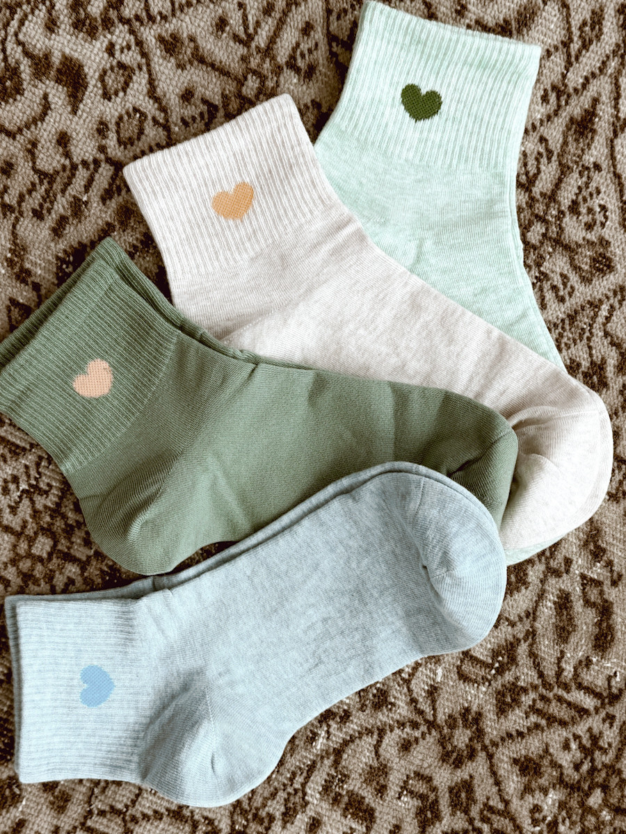 I purchased these heart crew socks as a Valentine's Day gift. They come in a set of five. I also rounded up a bunch of other fun, patterned sock options. 

 #LTKValentine