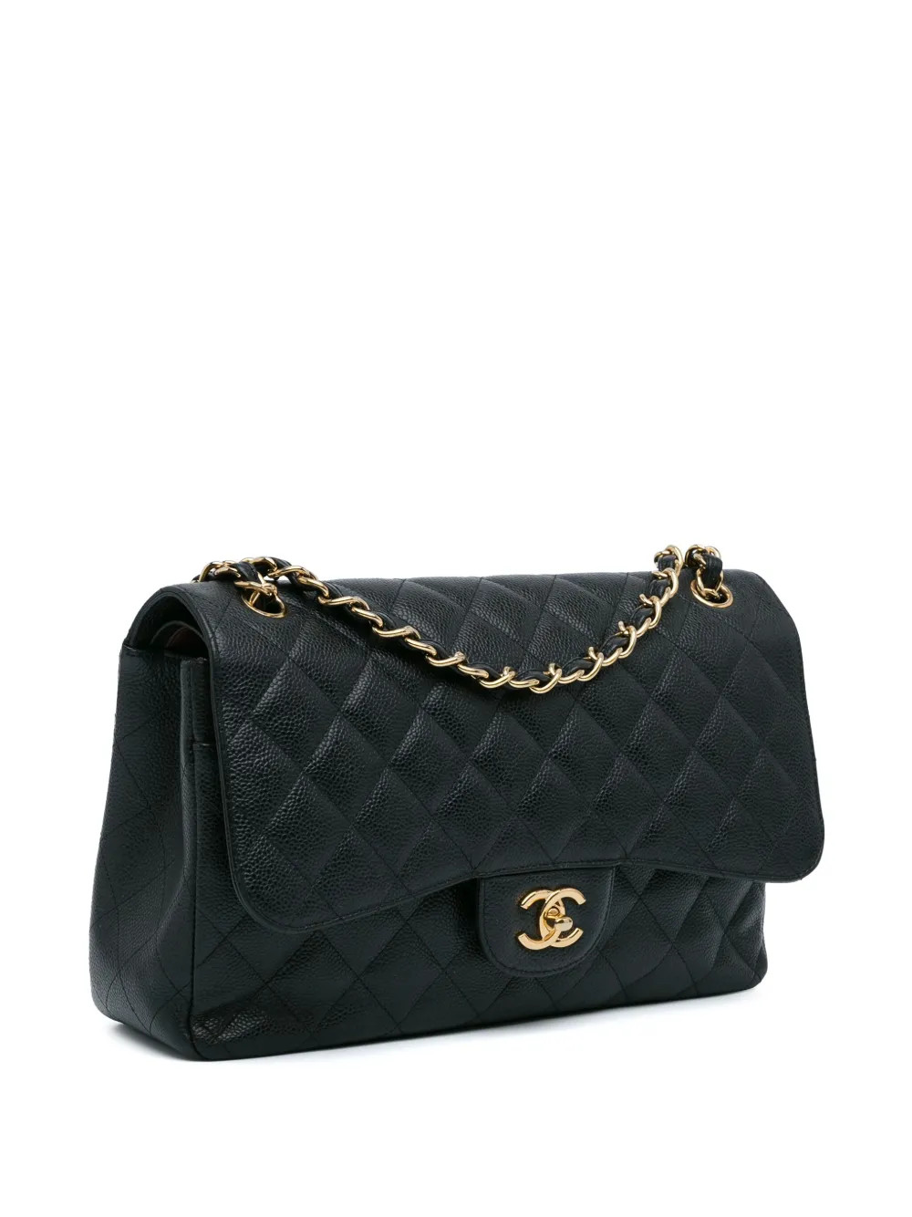 2012 Jumbo Classic Caviar Double Flap shoulder bag | Farfetch Global