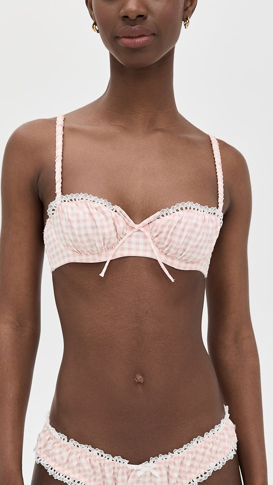 Petal Gingham Underwire Bra | Shopbop