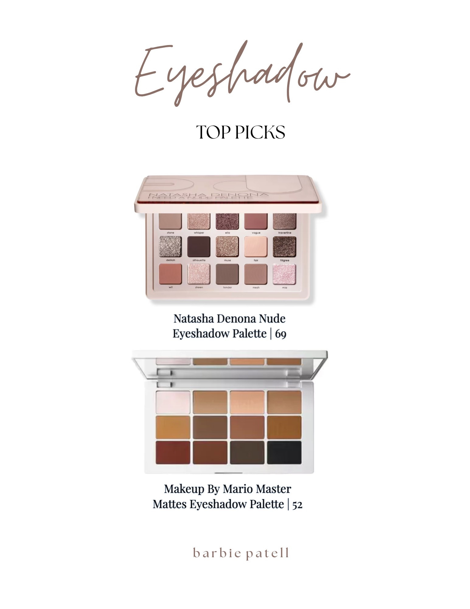Sephora picks: Eyeshadow 👁️ 

#LTKBeauty #LTKFindsUnder100 #LTKSaleAlert