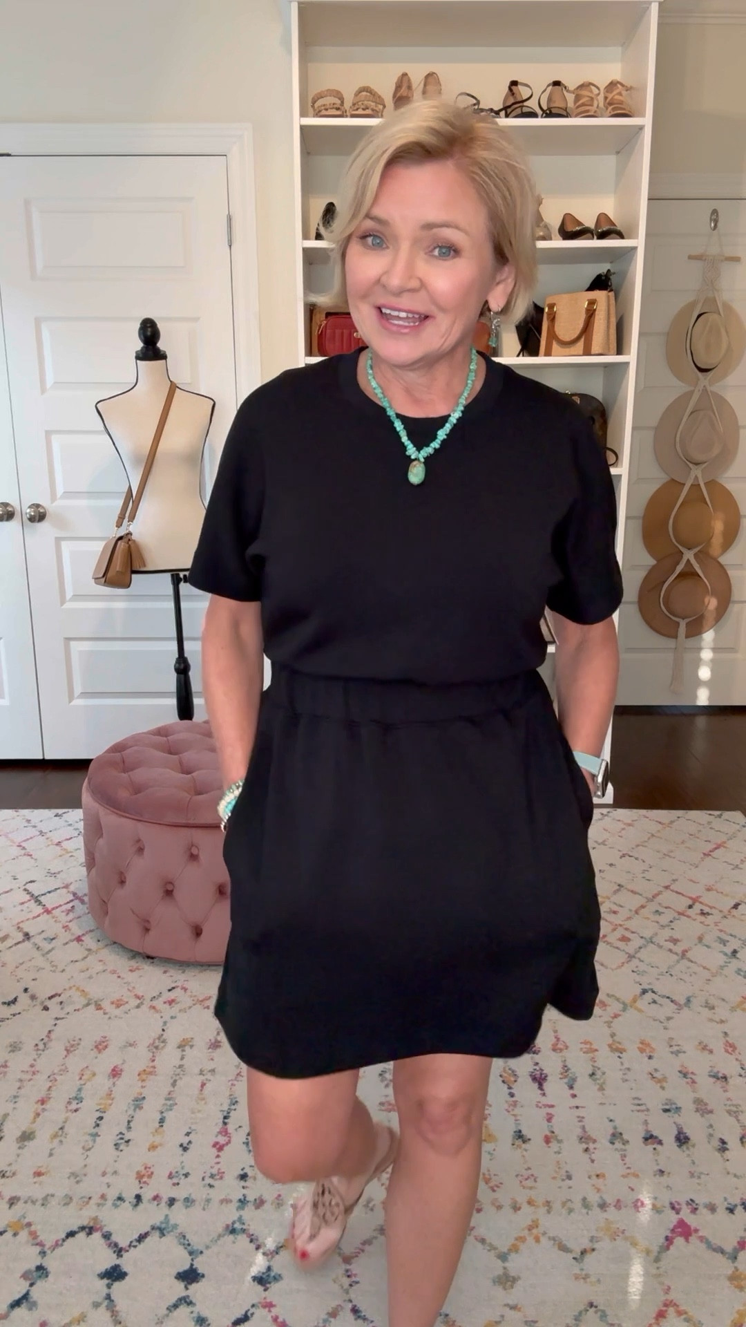 AirEssentials Cinched T-Shirt Dress curated on LTK