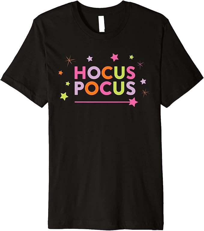 Fall Graphic Tees - Hocus Pocus Pink Premium T-Shirt | Amazon (US)