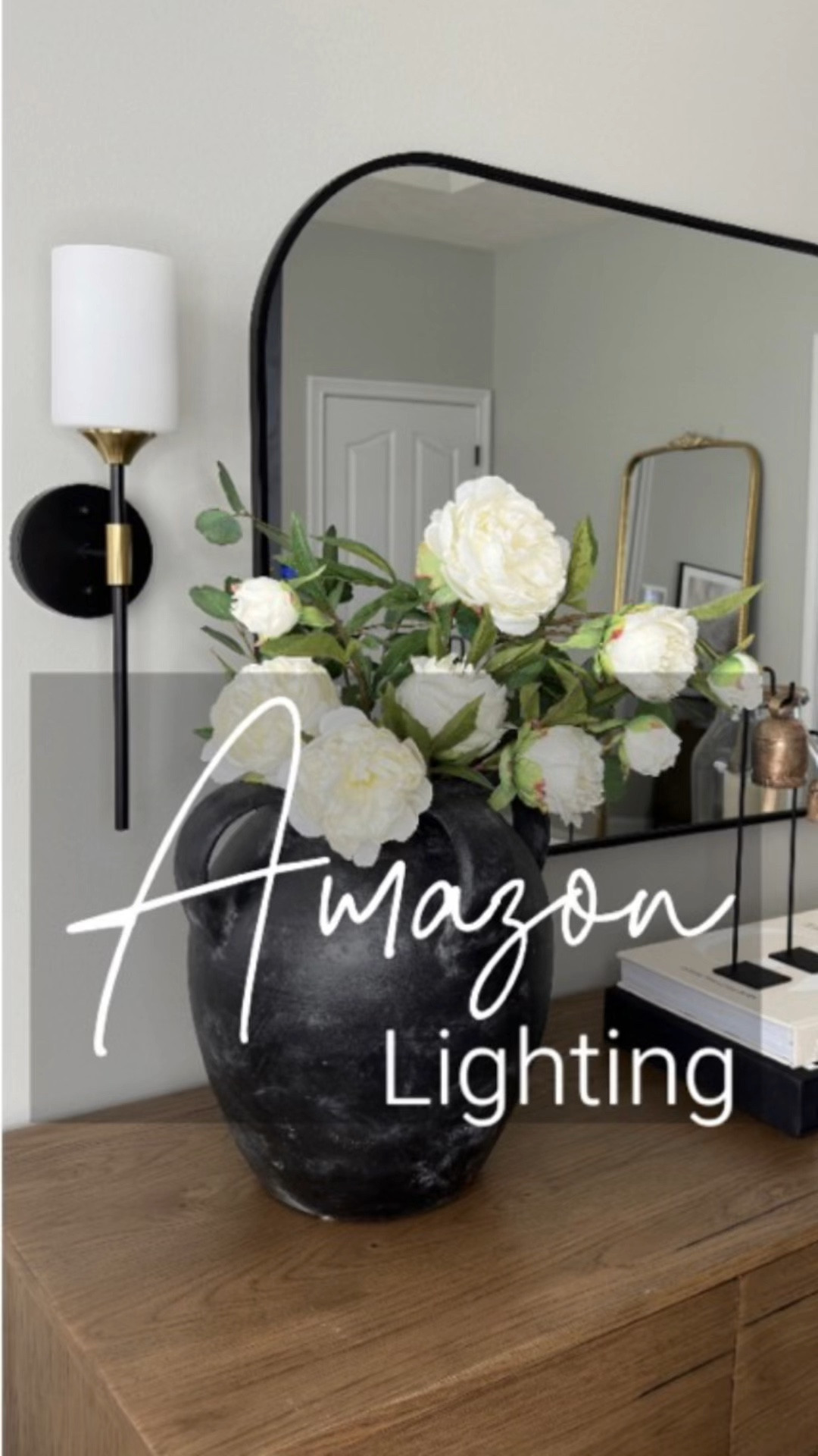 “Cutting the Cord” with sconces can be a game-changer. It allows you the flexibility to place them wherever you like and add the perfect ambiance to any room. They are so easy to install, and all you need is a battery powered lightbulb for illumination. 
#amazonhome #amazonfinds #homedecor #wirelesssconces #batterypoweredlightbulb#LTKstyletip #LTKhome

#LTKVideo