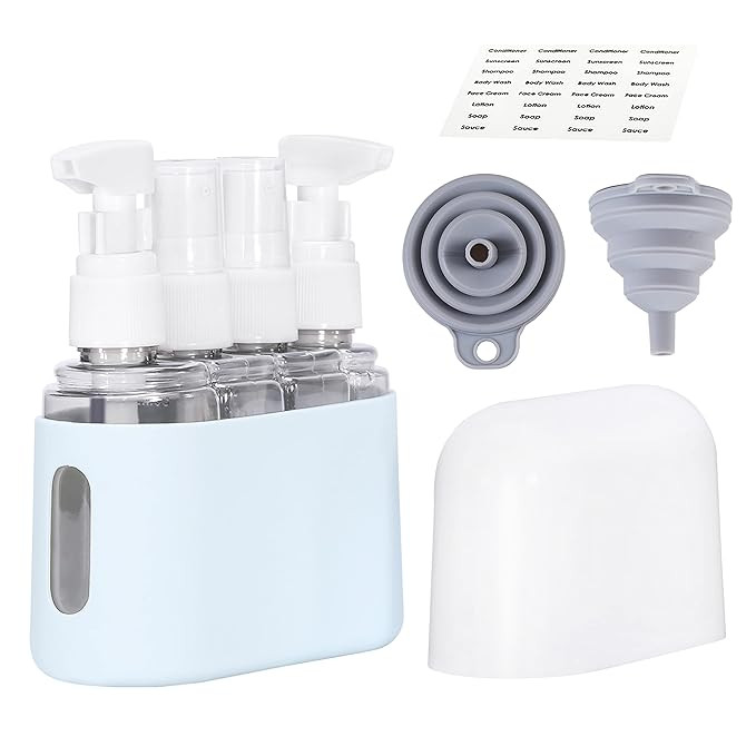 Bpluma Travel Bottles, Leak Proof Containers For Toiletries TSA Approved Airplane Accessories Kit... | Amazon (US)