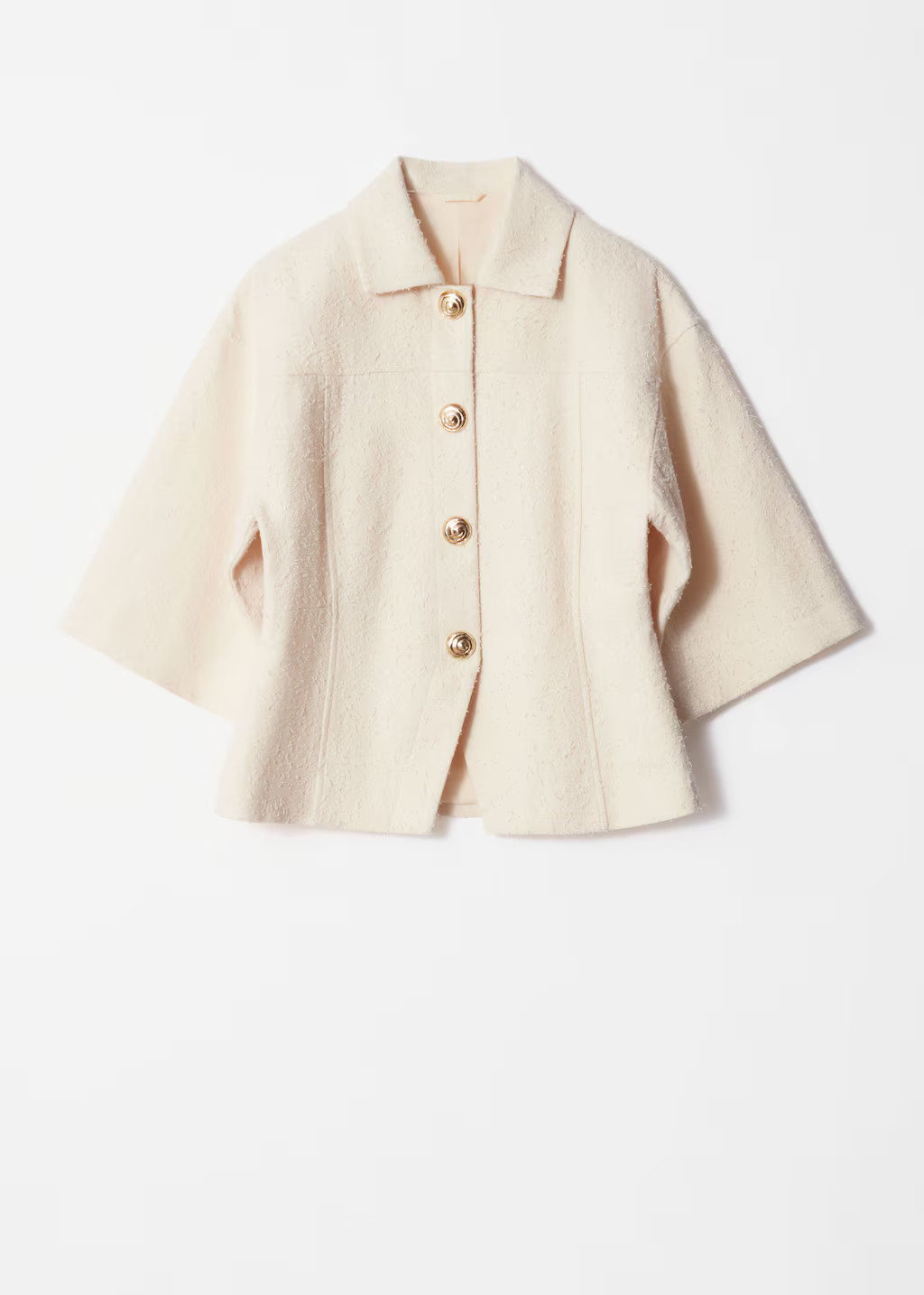 Textured Jacket - White - Jackets - & Other Stories US | & Other Stories - US