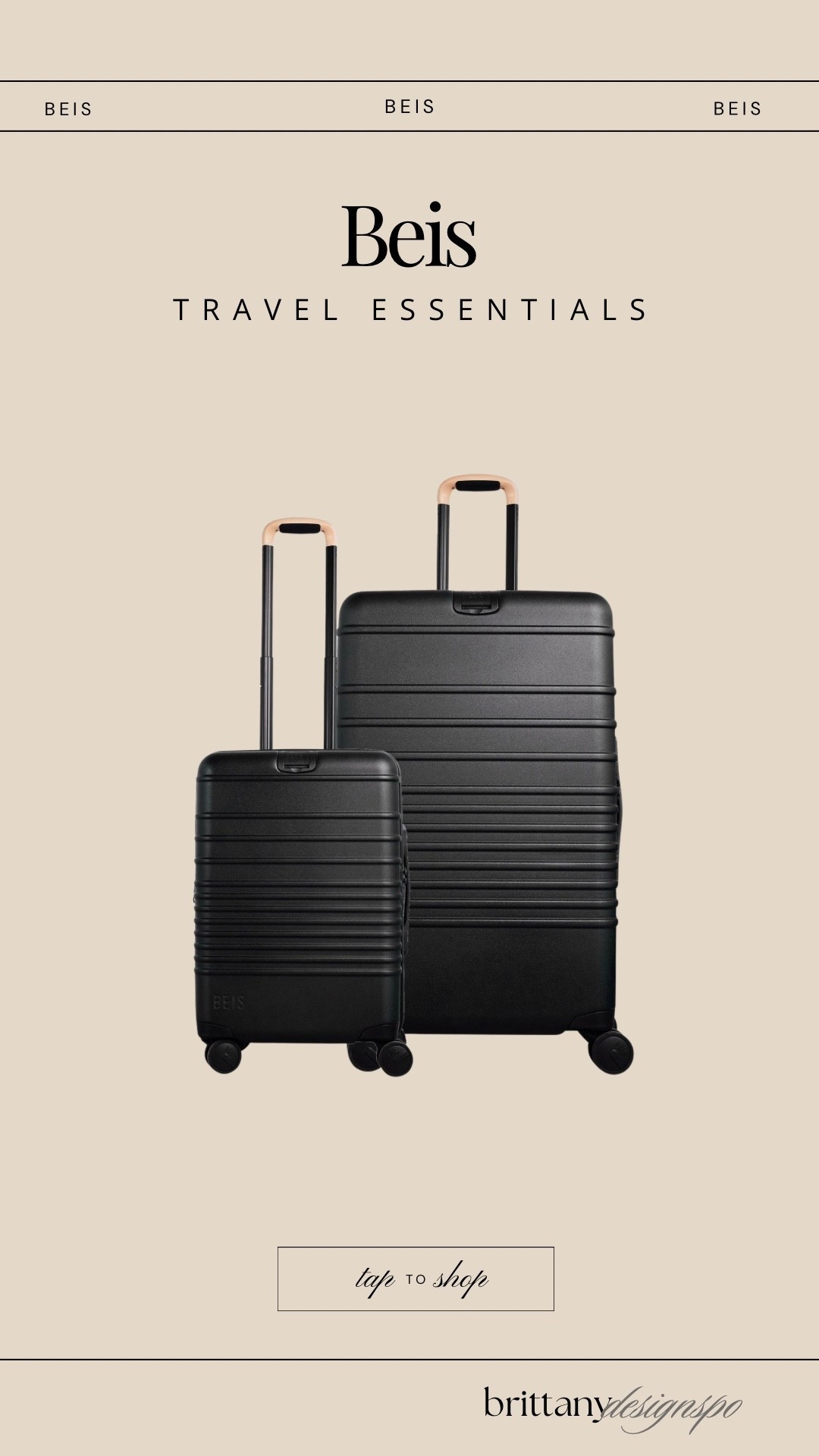 The most as aesthetic and high-quality luggage set! ￼

#LTKTravel #LTKmomlife