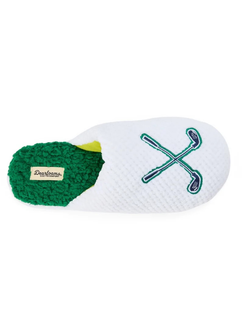 Dearfoams Father\u2019s Day Sports Scuff Slippers | Walmart (US)
