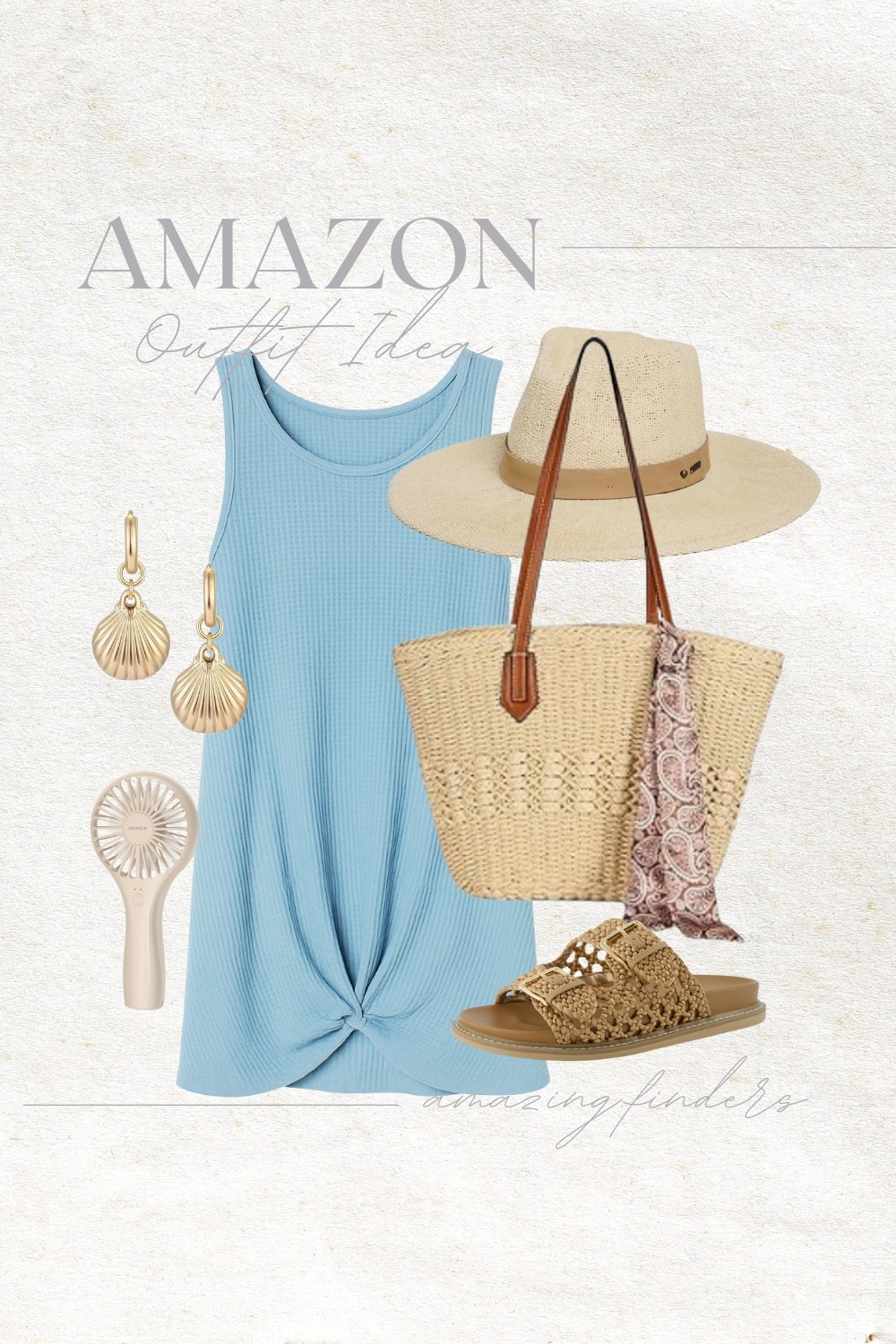 TriPole Mini Portable Fan Powerful Personal Handheld Fans, Battery Operated Rechargeable Fan Speed Adjustable Small Eyelash Fans for Stylish Kids Girls Women Indoor Outdoor Travelling, Beige,
Brixton Women's Eleanor Straw Hat,
MYEARS Women Earrings Gold Huggie Hoop Dangle Drop 14K Gold Plated Small Simple Hypoallergenic Everyday Jewelry,
Beach Bags for Women, Summer Straw Bag, Woven Straw Beach Tote Bag Shoulder Handbags,
CUPSHE Women's Sleeveless Swimsuit Coverup Waffle Knit Swimwear Beach Cover Ups Twisted Mini Dress,
CUSHIONAIRE Women's Weaver Woven footbed sandal with +Comfort, Wide Widths Available,

#LTKSwim #LTKStyleTip #LTKTravel