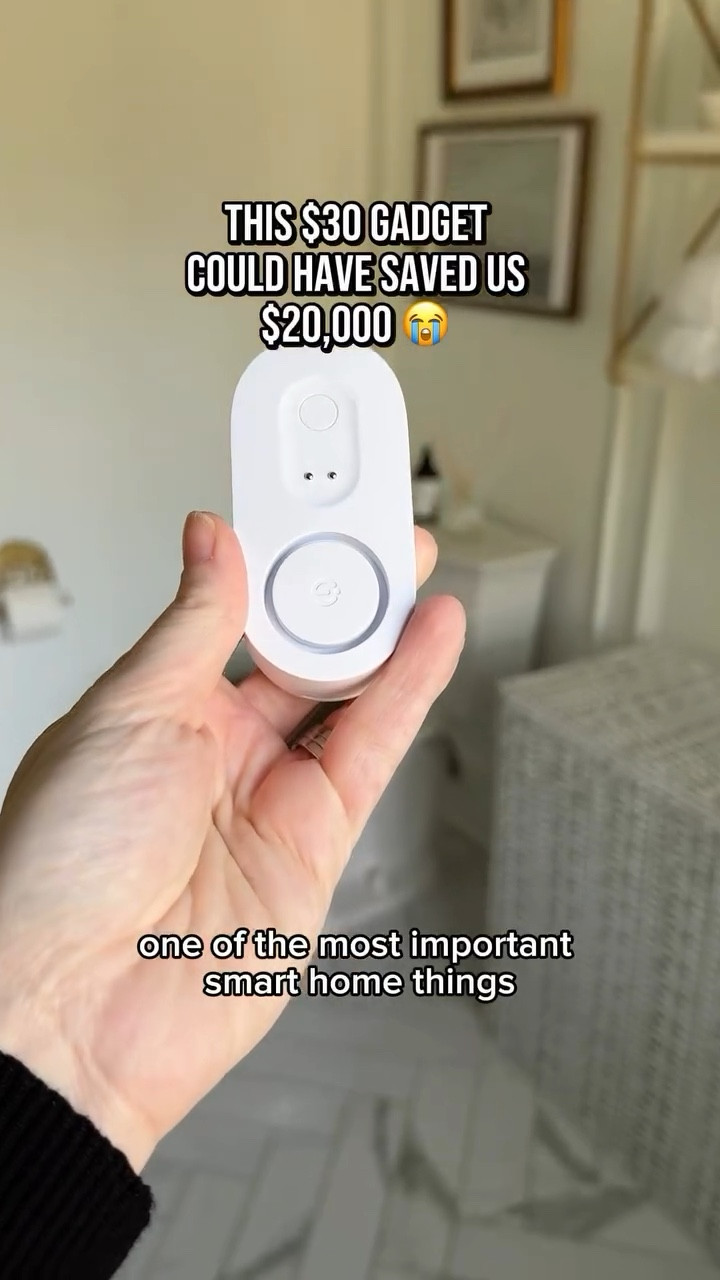 This $30 little gadget would have literally saved us over $20,000 if we’d had them in place before THREE pricey water leaks over the years. 

Place them under your toilets/sinks and near washing machines, HVAC drip lines, and basement/crawlspace sump pumps. The device will send an alert right to your phone the minute a leak is detected so you can catch it in time to avoid water mitigation and major damages. 

💧Comment LEAK to get the link