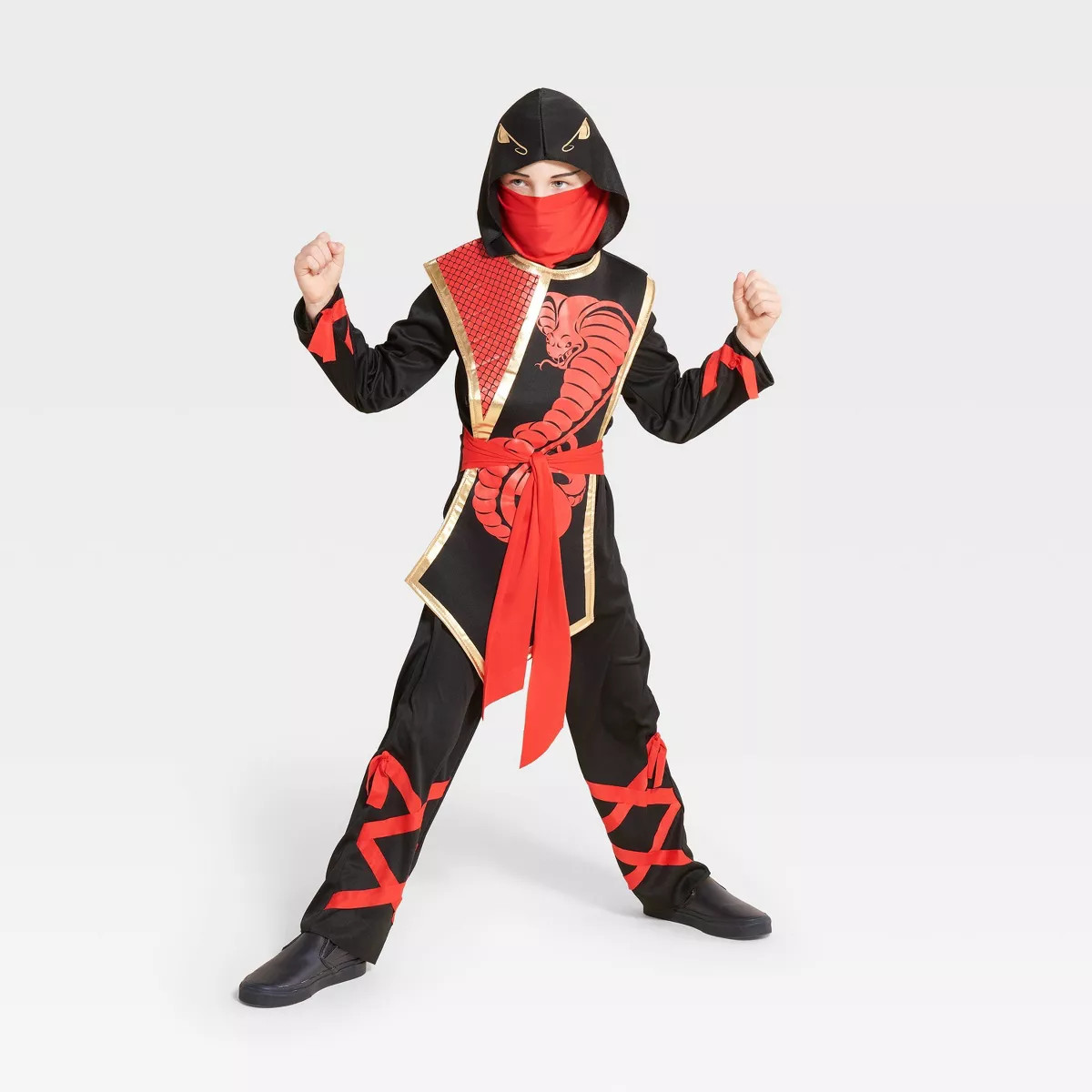 Kids' Light Up Snake Ninja Halloween Costume Jumpsuit with Mask - Hyde & EEK! Boutique™ | Target