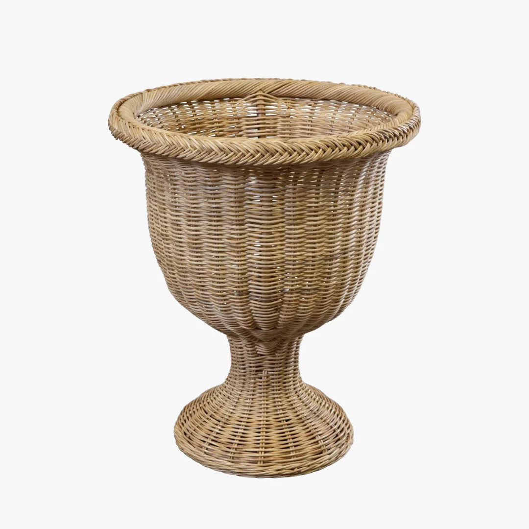 Braided Wicker Urn | Dear Keaton