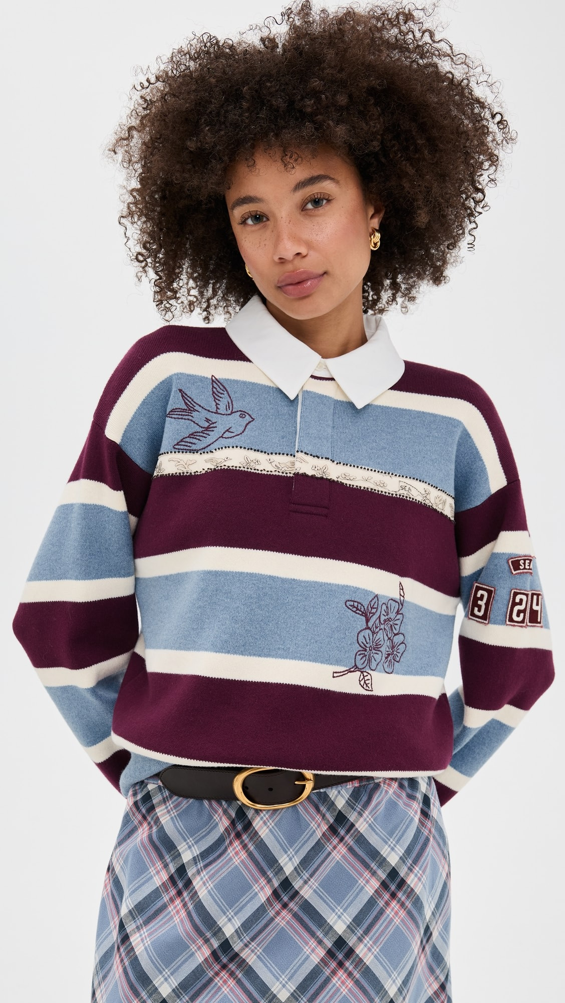 Hester Solid Rugby Sweater | Shopbop
