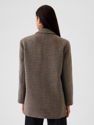Relaxed Houndstooth Blazer | Gap (CA)