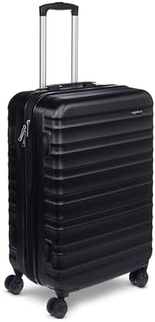 Amazon Basics 26" Hardside Medium Checked Luggage, Expandable For Up to 15% More Space, With Scra... | Amazon (US)