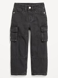 Baggy Barrel-Leg Cargo Jeans for Toddler Boys | Old Navy (US)