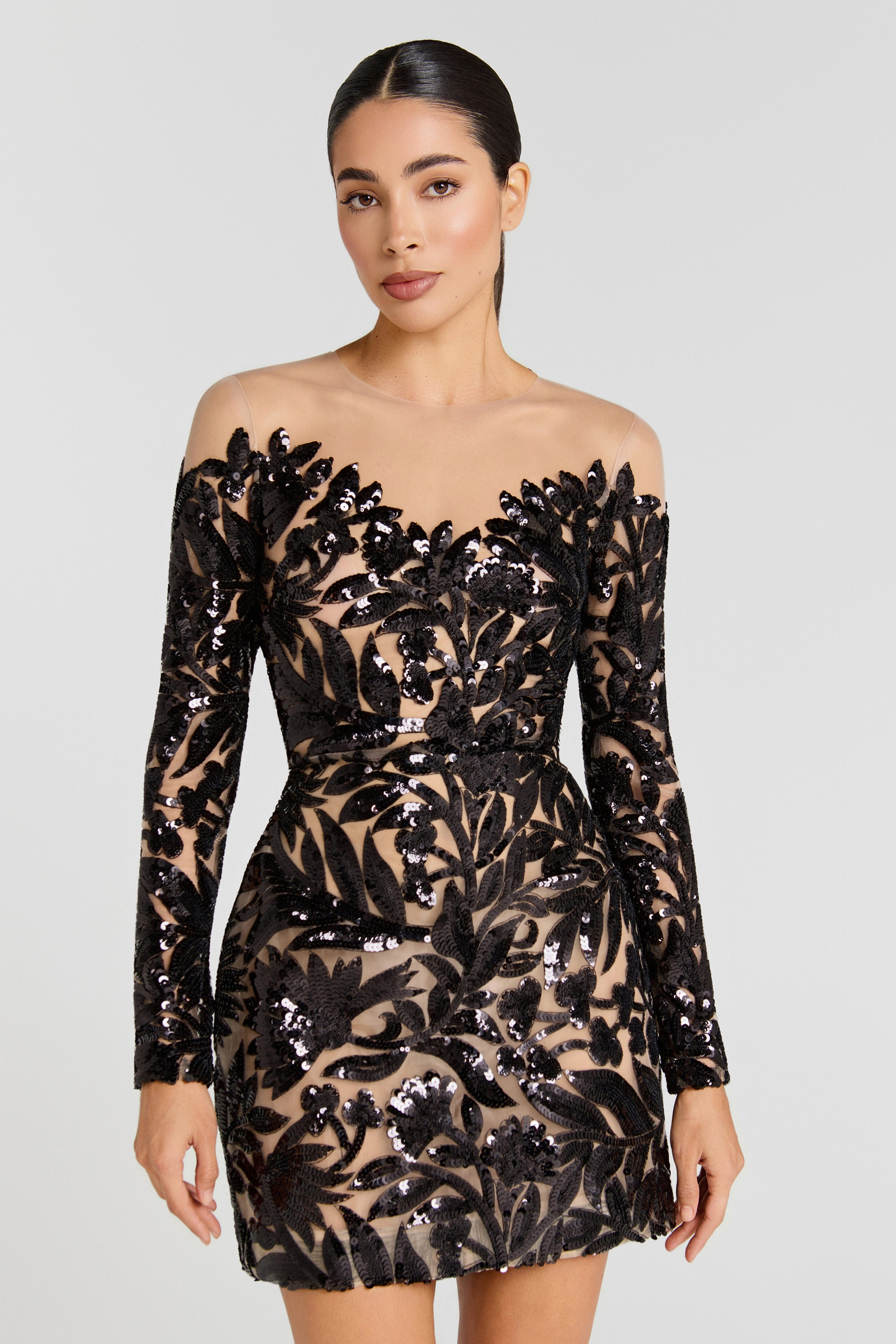Margot Black Dress | Nadine Merabi