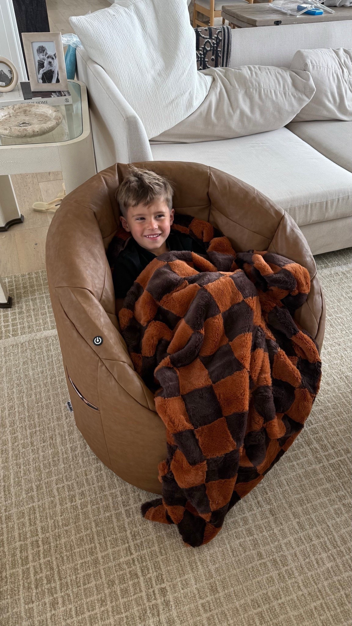 Our new brown leather kids chair & boys throw blanket are both on sale for target circle week 🙌🏼

Target sale, target home, boys room, kids accent chair, boys bedroom, teen boy room, tween boy room

#LTKSaleAlert #LTKHome #LTKKids