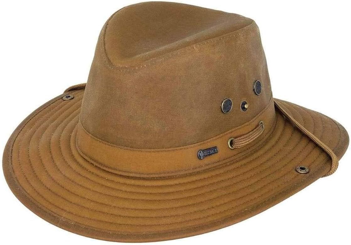 Outback Trading 1497 River Guide UPF 50 Waterproof Breathable Outdoor Cotton Oilskin Hat | Amazon (US)