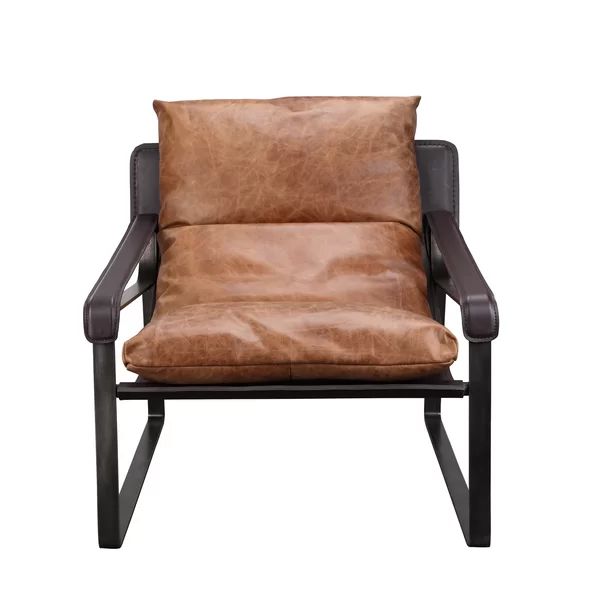 Hadler Leather Accent Chair | Wayfair North America