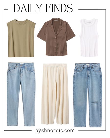 Today's finds include cute neutral tops and casual trousers!    #capsulewardrobe #denimtrousers #summerstyle #outfitinspo

#LTKstyletip #LTKFind #LTKSeasonal