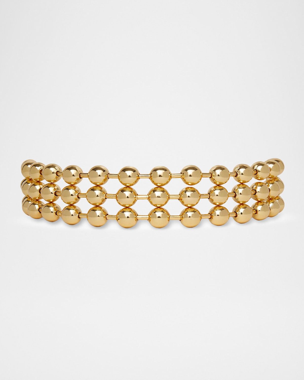 Diana Triple Row Necklace, Gold | Neiman Marcus
