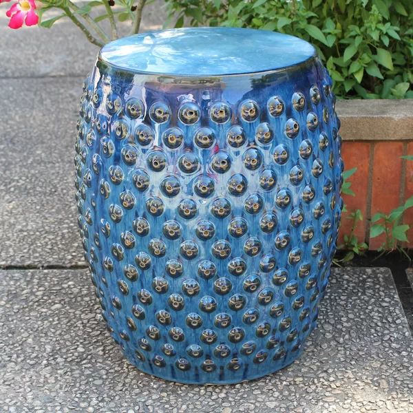 Hoddesd Drum Ceramic Garden Stool | Wayfair North America