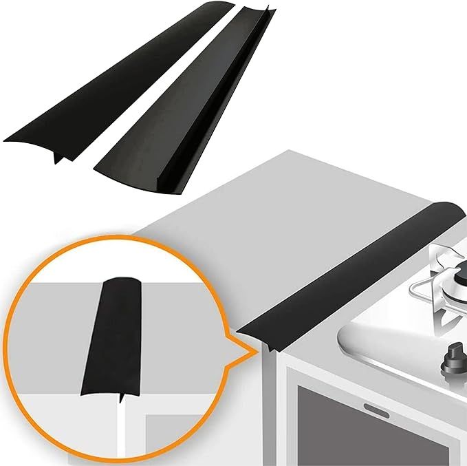 Linda’s Essentials Silicone Stove Gap Covers (2 Pack), Heat Resistant Oven Gap Filler Seals Gap... | Amazon (US)