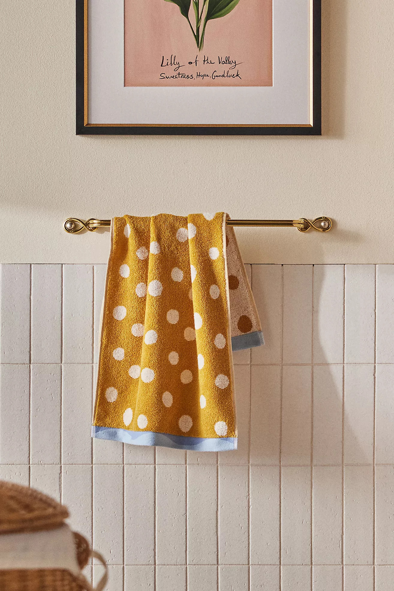 Maeve Cotton Patterned Towel Collection | Anthropologie (US)