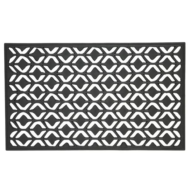 My Texas House Kombolton Black Rubber Doormat, 24" x 36" - Walmart.com | Walmart (US)