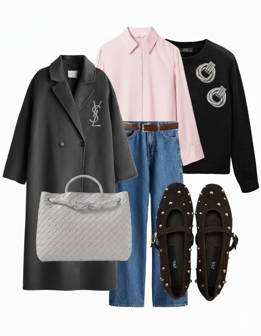 Friday feels with a touch of spring—soft pink, classic denim, and just the right amount of silver. ✨💖 

 #LTKaustralia #LTKmodest #LTKdresses