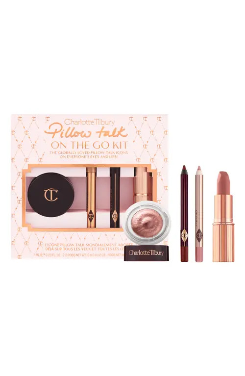 Charlotte Tilbury Pillow Talk on the Go Set USD $83 Value in Pink at Nordstrom | Nordstrom