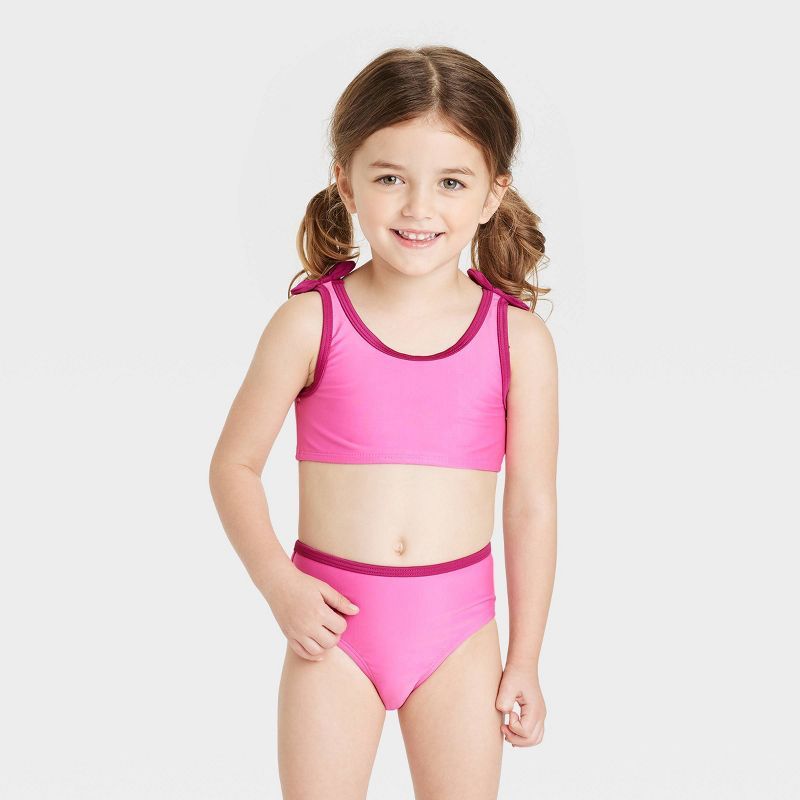 Toddler Girls' 2pc Bikini Set - Cat & Jack™ Pink | Target