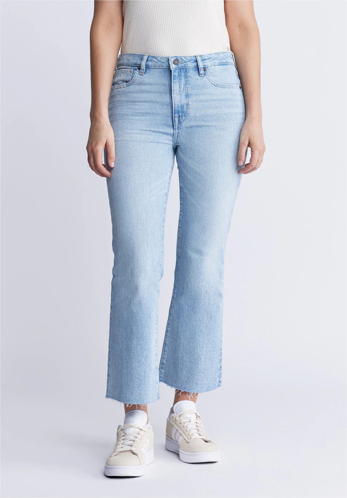 Kick Crop Kim Women's Jeans in Vintage Blue - BL15973 | Buffalo David Bitton
