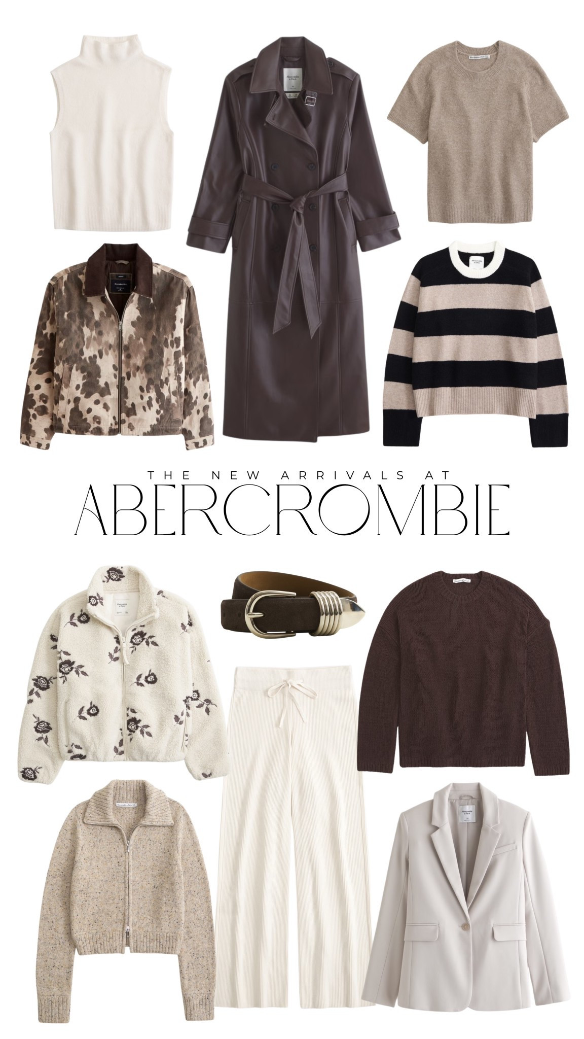 A few of my favorite new arrivals at Abercrombie & Fitch 🍂🍁