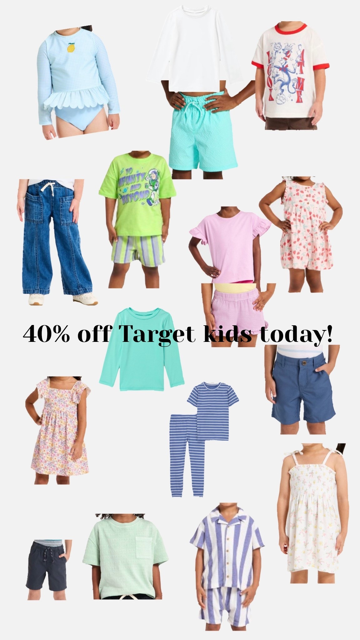 40% OFF kids/toddler clothing today only at Target!!! 

#LTKKids #LTKSaleAlert #LTKmomlife