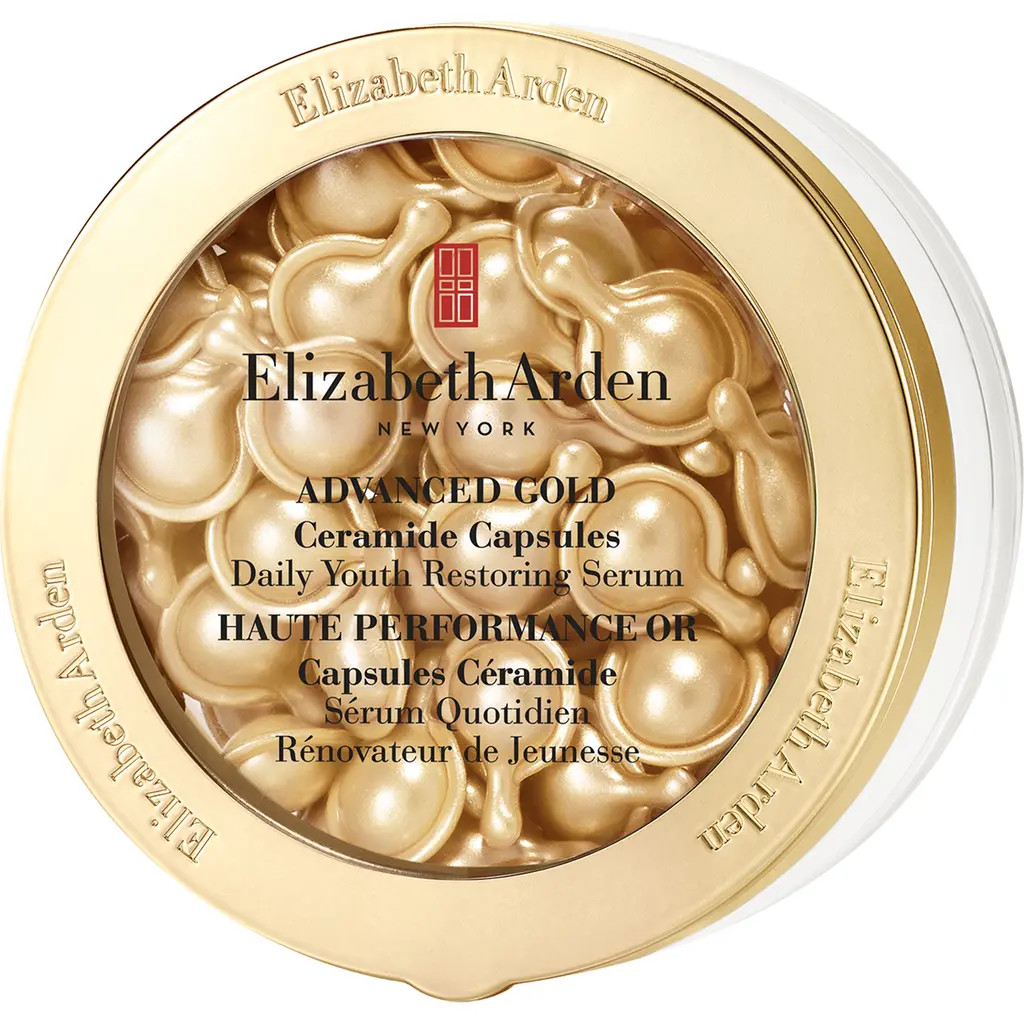 Elizabeth Arden Advanced Gold Ceramide Capsules Daily Youth Restoring Serum in 60Ct at Nordstrom | Nordstrom