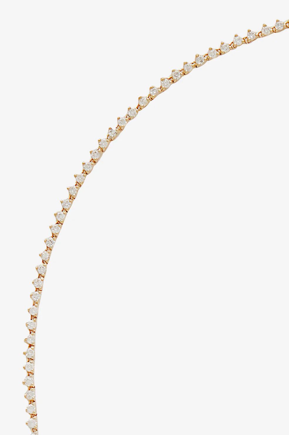 Diamond Tennis Necklace - 14k Gold | Anine Bing