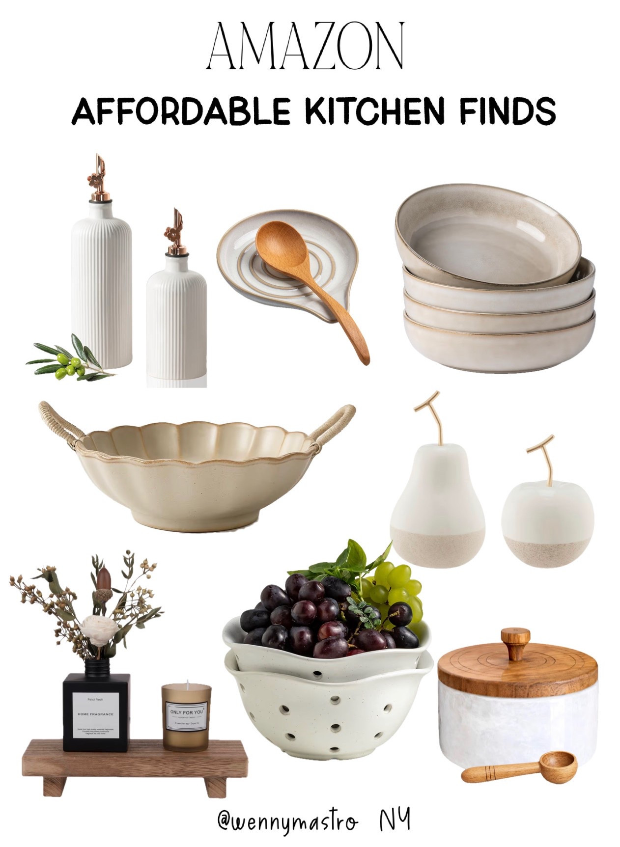 If you’re tired of your kitchen counters feeling cluttered or purely utilitarian, save this post for your next refresh.

From ribbed olive oil dispensers to stoneware styling bowls, these Amazon finds prove that functional pieces can double as beautiful decor.

#LTKHome